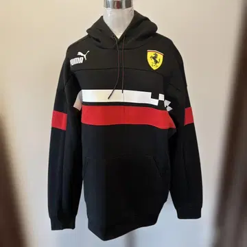 PUMA 페라리 로고 후드티