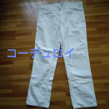 Lee 리 코듀로이 팬츠 화이트 L 사이즈