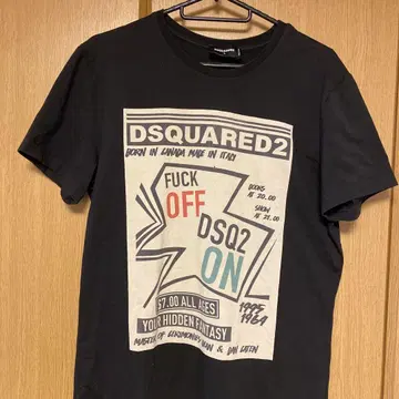 DSQUARED2 블랙 티셔츠 L