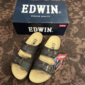 EDWIN 샌들 27.0cm EW9128 D.BROWN