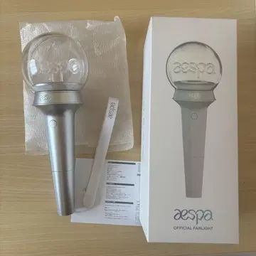 aespa 응원봉 + 헤어핀 + 트레이딩 카드 세트 판매