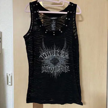 Harley-Davidson 제브라 패턴 탱크탑 M