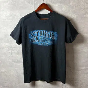 STURGIS 2021 바이커 티셔츠 모터 사이클 블랙 XL