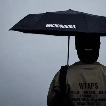 NEIGHBORHOOD 접이식 우산 블랙