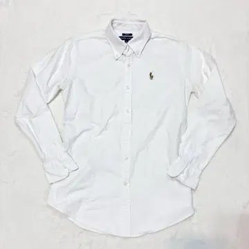 새상품급 랄프 로렌 SLIM FIT 긴팔 셔츠 옥스퍼드 화이트
