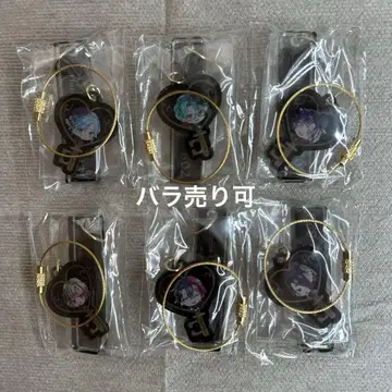 악마 집사와 검은 고양이 아쿠네코 열쇠 모양 아크릴 참 키링