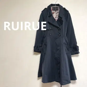 루이루에 RUIRUE 트렌치코트 네이비 여성용 L