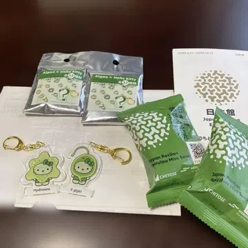 Algae Hello Kitty 아크릴 키링 2개 덤