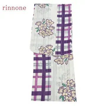 새상품 미사용 샘플 브랜드 유카타 [rinnone] 면 원단 F 사이즈