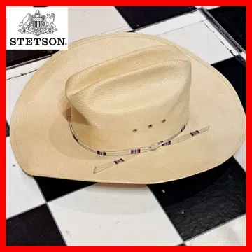 STETSON 밀짚 웨스턴 텐갤런 햇 카우보이햇