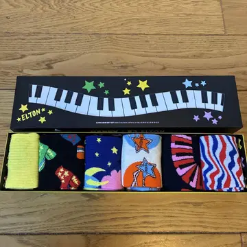[6켤레 세트] Happy Socks x Elton John 엘튼