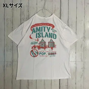 JAWS 영화 죠스 양면 프린트 티셔츠 XL 사이즈 [TT0100]