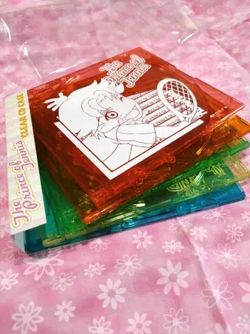 테니스의 왕자님 테니프리 클리어 CD 케이스 개봉미사용 5매