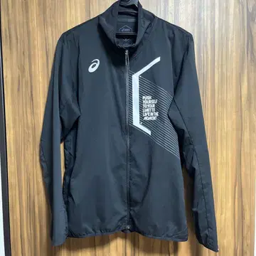 asics 블랙 자켓