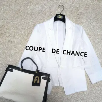 COUPE DE CHANCE 테일러드 재킷 40 화이트