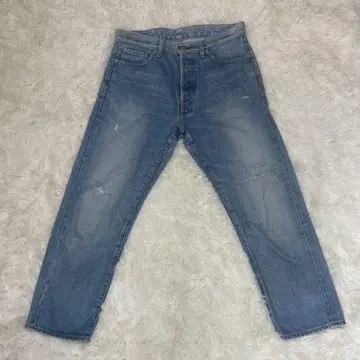 ORDINARY FITS 데미지 데님 French bleu 30