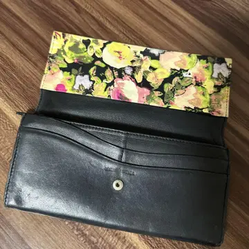 Paul Smith 접이식 지갑 블랙 꽃무늬