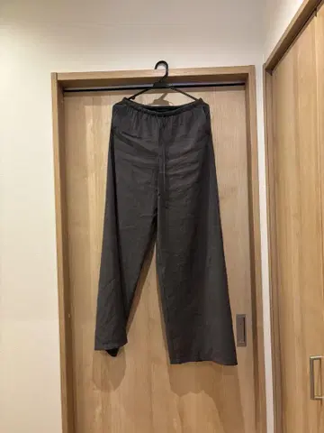 [새상품급] ZARA 그레이 와이드 팬츠 허리밴딩