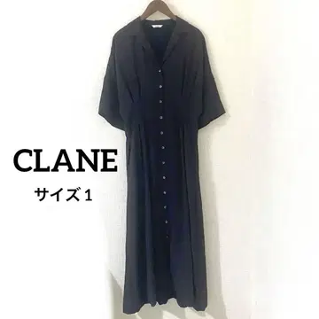 CLANE 클라네 레트로 원피스 반팔 원피스