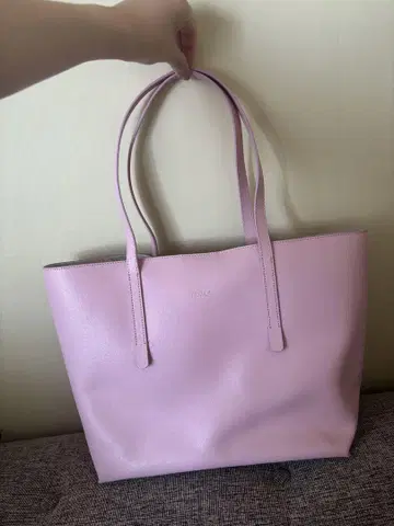 FURLA 핑크 심플 토트백