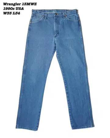 Wrangler 13MWZ Denim Pants USA 1990s W35