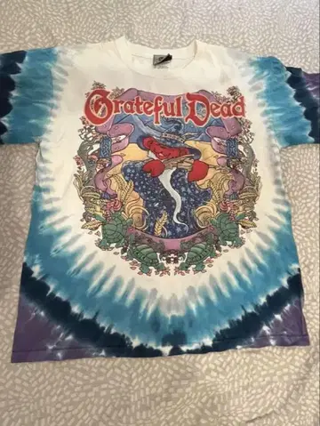 Grateful Dead 타이다이 티셔츠 밴드 티셔츠 테라핀 문