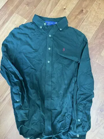 Ralph Lauren 긴팔 셔츠 M 다크 그린 (L 사이즈 상당)