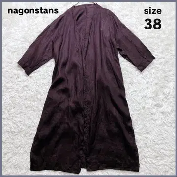 택 포함 새상품 nagonstans 린넨 롱 가디건 38