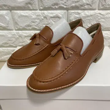 새상품 박스 포함 EVOL 태슬 로퍼 브라운 22.5cm