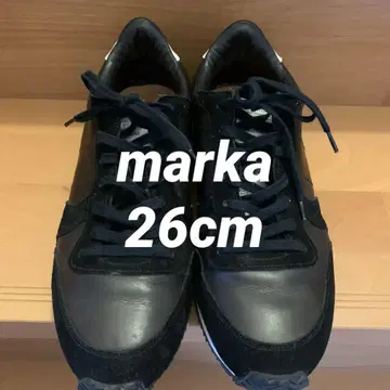 marka 마카 MARKAWARE 마카웨어 가죽 스니커즈 26cm