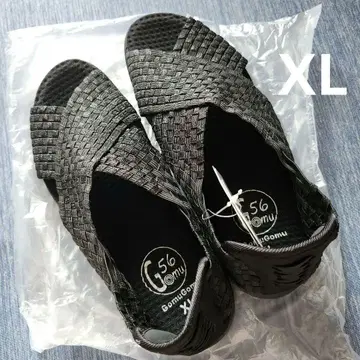 GomuGomu 56 크로스 샌들 슬립온 블랙