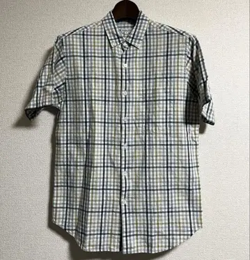 Steven Alan 스티븐 앨런 린넨 체크 버튼 다운 셔츠