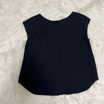 SLOBE IENA 린넨 혼방 프렌치 슬리브 블라우스 백 버튼 36