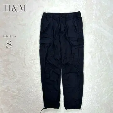 [ H&M ] 남성용 카고 팬츠 캐주얼 심플 빅 드로 코드 구제 의류