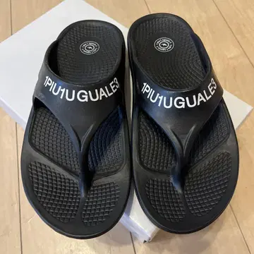 [새상품] 사이즈 44 1PIU1UGUALE3 블랙 비치 샌들