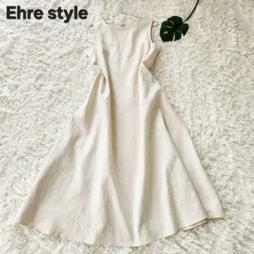 Ehrestyle 에레스티일 마 100% 슬리브리스 원피스 린넨
