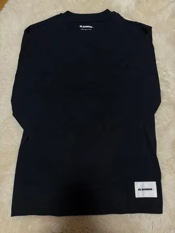 JIL SANDER 네이비 롱 슬리브 티셔츠 1매