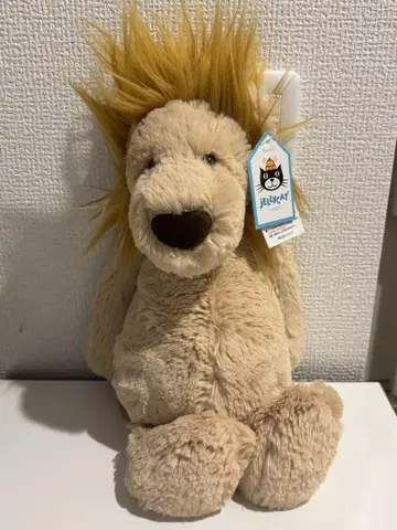 젤리캣 Jellycat 사자 봉제 인형 택 포함 M