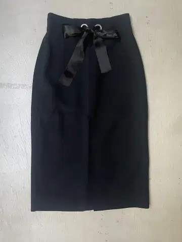 알렉산더 맥퀸 리본 타이트 스커트 이탈리아제