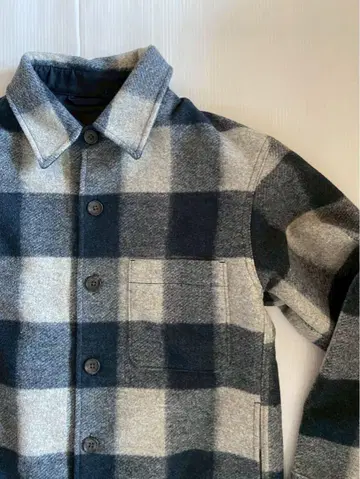 UNIQLO 오버 셔츠 자켓 네이비 (M)