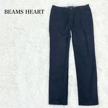 BEAMS HEART 빔즈하트 치노 팬츠 M 네이비 코튼