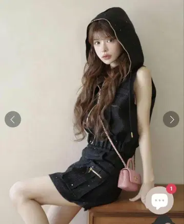 [미사용 새상품] randy 트위드 카고 아메슬리 셋업 S 사이즈