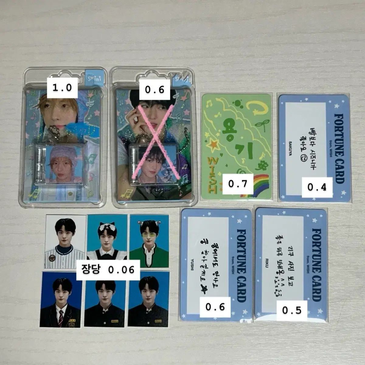 NCT | 엔시티 Nct Wish poca, Smini ID photo, unofficial goods