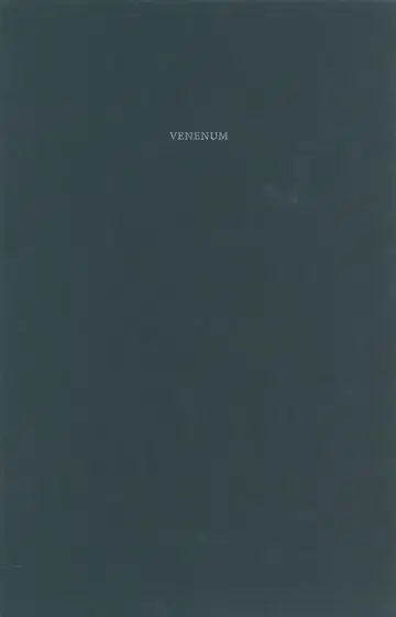 사인 포함 Guido Mocafico VENENUM