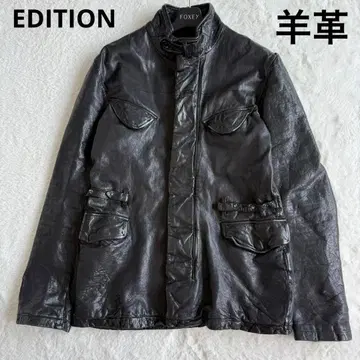 EDITION 양가죽 M-65 가죽 자켓 투모로우랜드 램 가죽