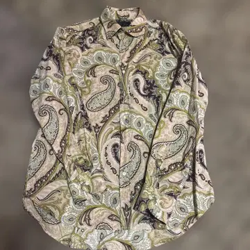 ETRO 페이즐리 무늬 긴팔 셔츠