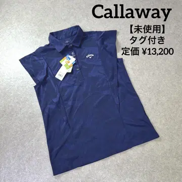 미사용 Callaway 캘러웨이 슬리브리스 골프웨어 피케 셔츠