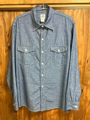 포스트 오버올즈 THE NAVY CUT 2 size:M 샴브레이