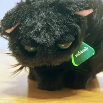 세코나오 따르지 않는 고양이 검은 고양이 봉제 인형 부대 포함