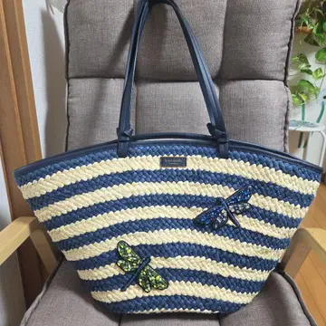kate spade 스트라이프 바스켓백